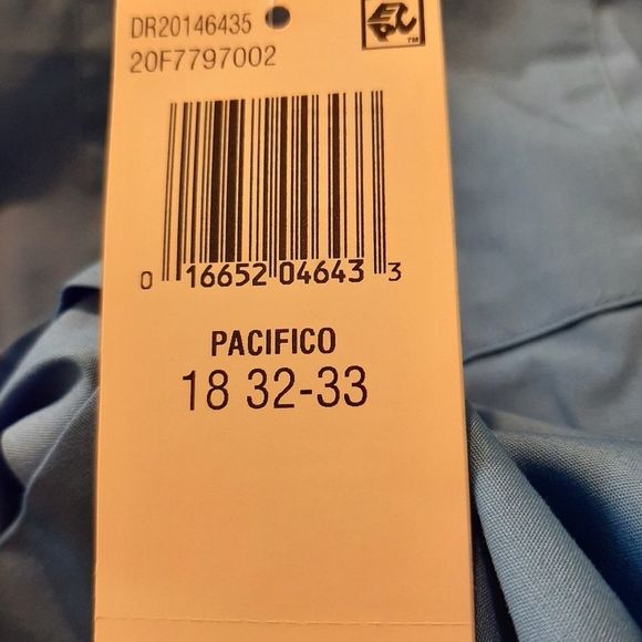 NWT Men's 2XL Van Heusen Regular Fit Poplin Pacifico Long Sleeve Dress S… - Picture 6 of 7